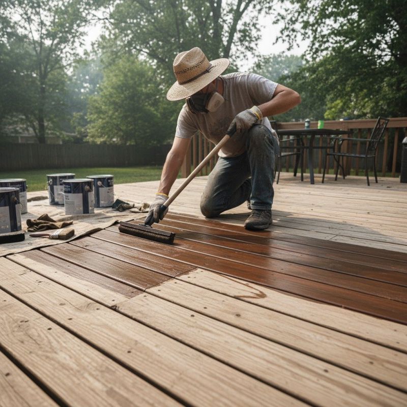 Deck Washing And Staining